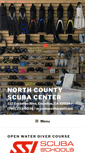 Mobile Screenshot of northcountyscubacenter.com