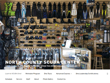 Tablet Screenshot of northcountyscubacenter.com